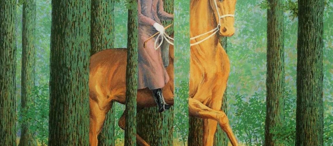 La firma en blanco' (1965), de René Magritte.